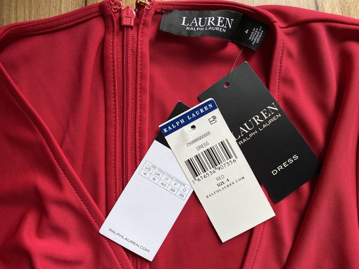 Ralph Lauren Vestiti: Robe rouge Ralph Lauren – Nuovo e nell'imballaggio originale da Chézard-St-Martin venduto da monster2525 3