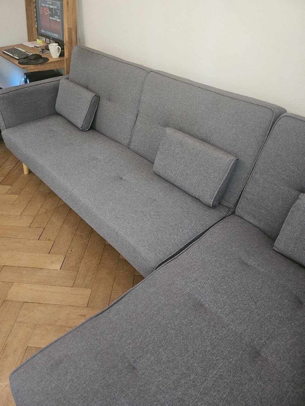 Divani: Stylish Grey Corner Sofa - Comfortable & Modern Design! – Difettoso da Zürich venduto da MarcTwerenbold1988 4