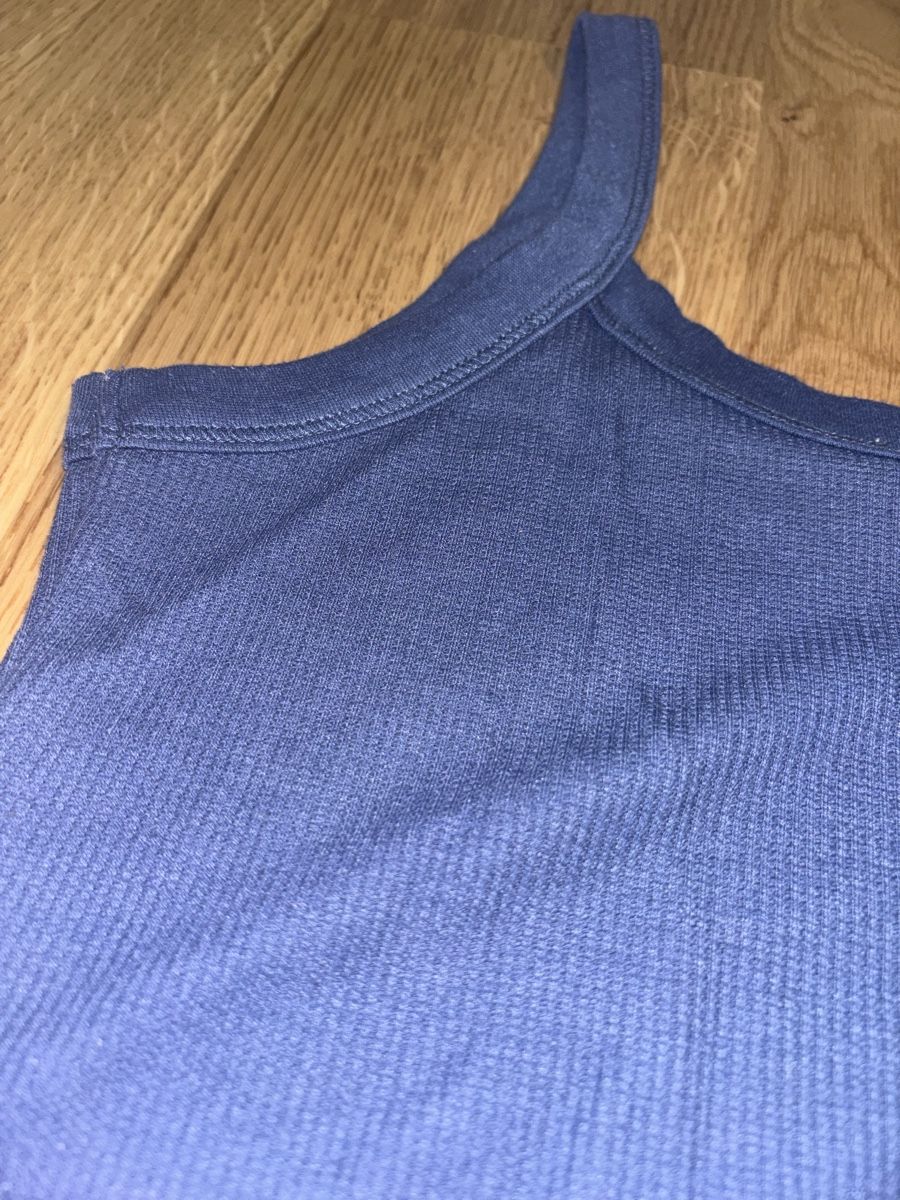 Top: Damen Crop Top gerippt Grösse S  – Usato da Wabern venduto da est_jw6s 3