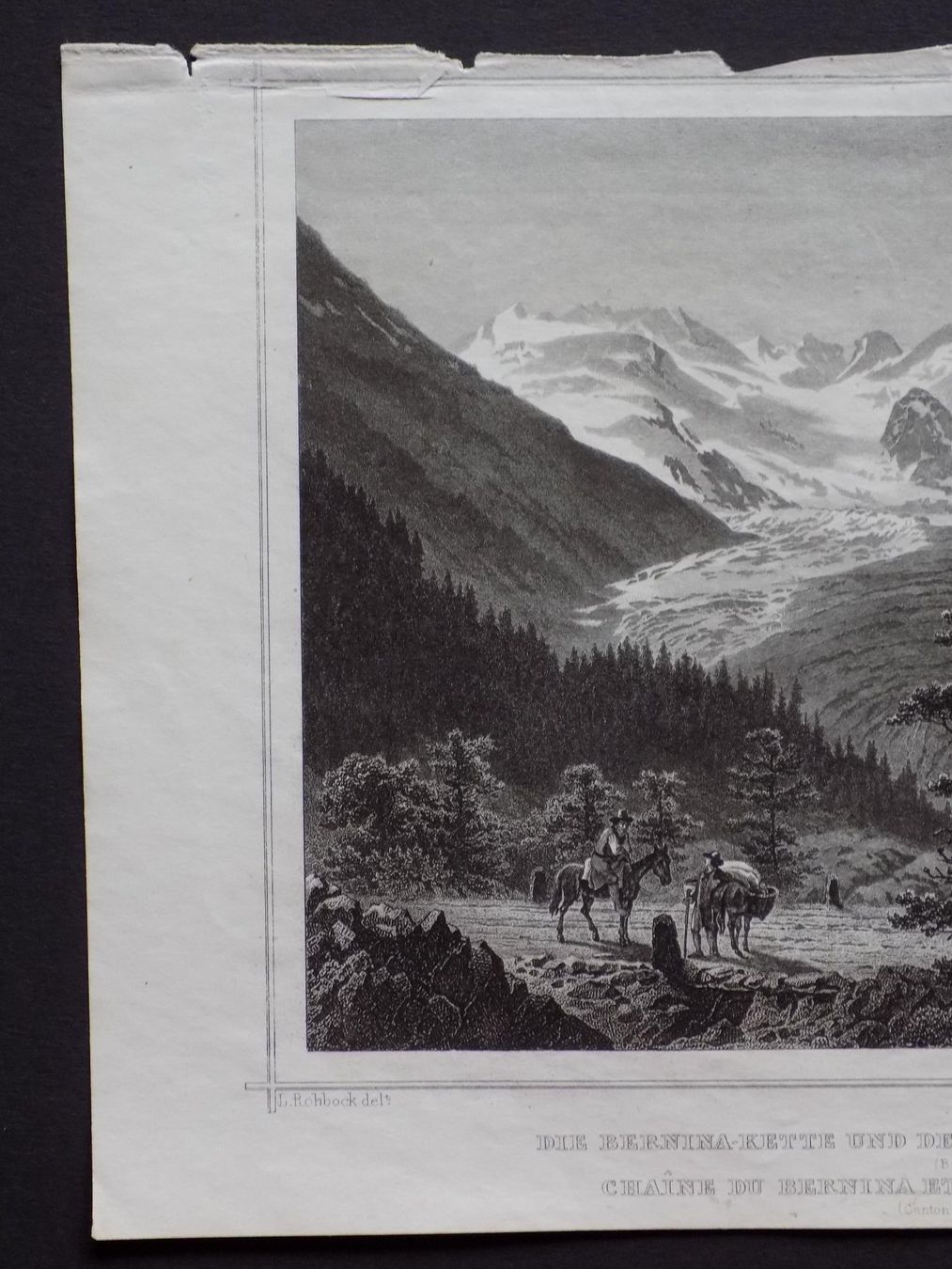 Incisioni: Berninakette Morteratsch Gletscher – Usato da Risch venduto da Rischli15 3