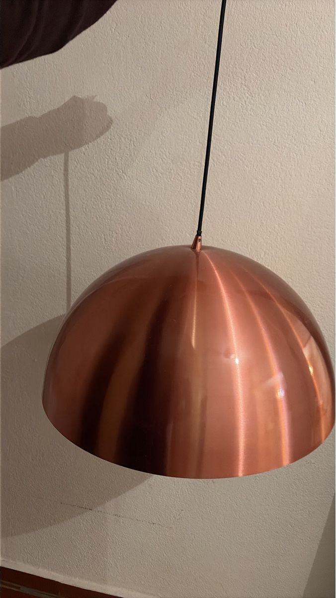 Lampade: Copper Pendant Lamp Dome Shape Like New Condition – Usato da Zürich venduto da mar_nw5d