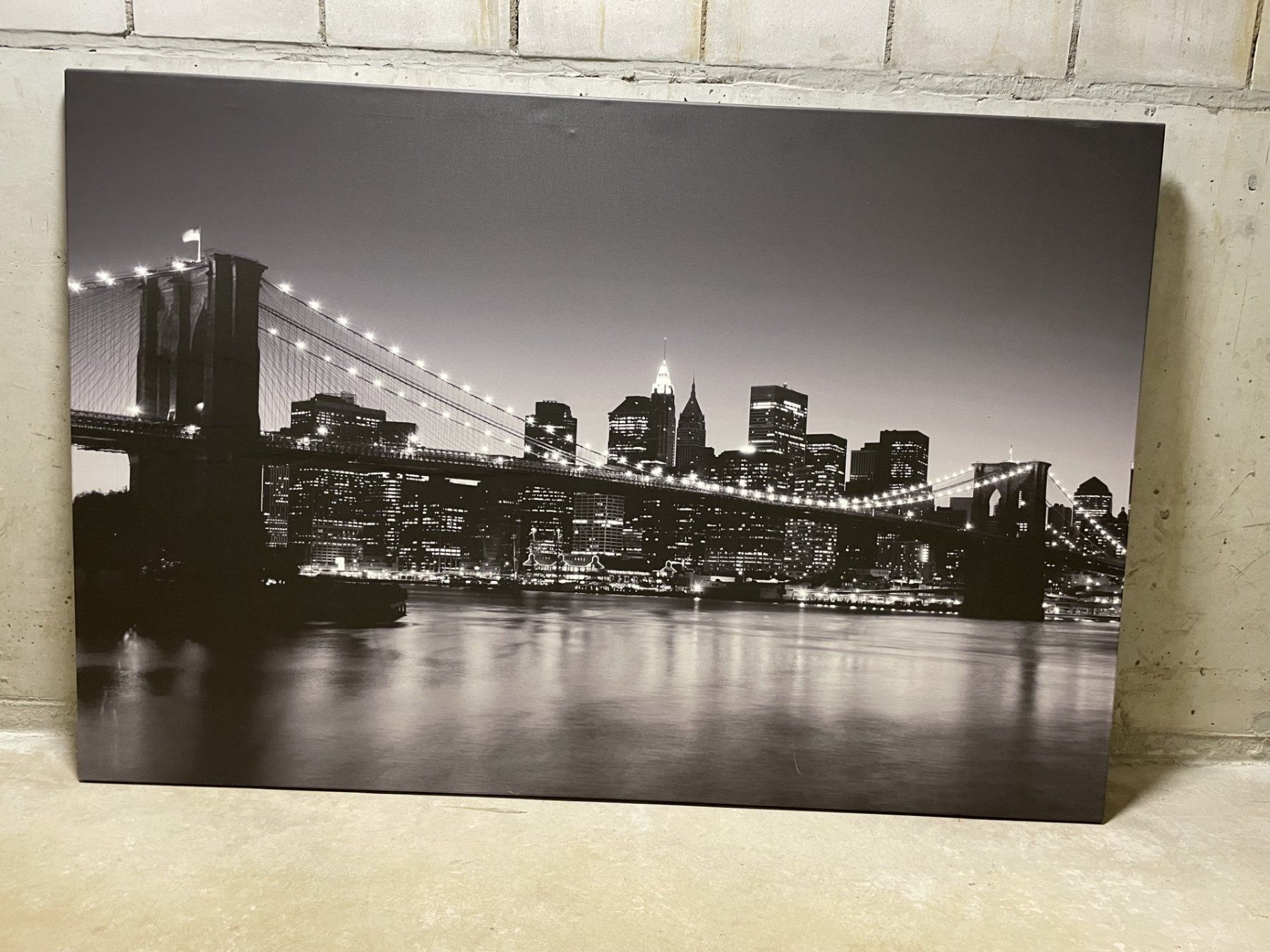 Foto & Immagini: Bild New York auf Leinwand schwarz/weiss – Usato da Bassersdorf venduto da Evilein5374