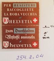 3083) 254.2.04, Abart Fleck über m und Putzer postfrisch