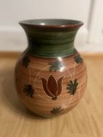 Grosse Vintage Keramik Vase Rheinfelden (33 cm) – Handbemalt