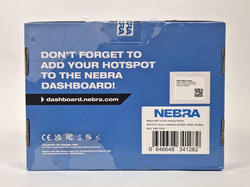 Nebra HNT Indoor Hotspot Miner ROCK Pi Version 868 MHz | Kaufen auf Ricardo