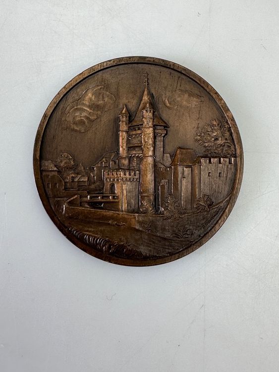 MED10625 - MEDAILLE OFFERTE par ANDRE MARIE DEPUTÉ DE SEINE MARITIME