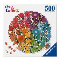 Ravensburger Circle of Colors Blumen 500 Teile Rundpuzzle Ø5