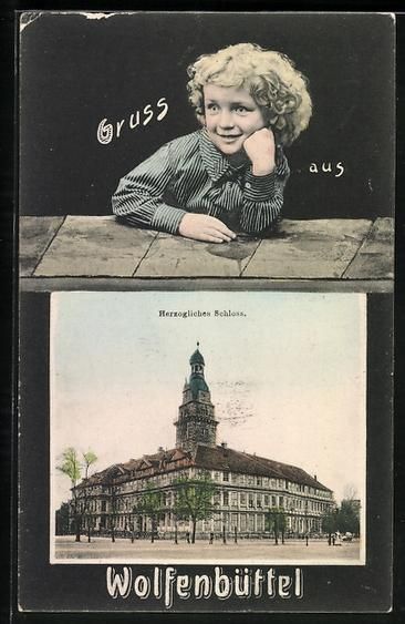 Cartoline postali: Grusskarten-AK Wolfenbüttel, Herzoglich – Usato da Berlin venduto da bartko-reher