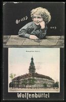 Grusskarten-AK Wolfenbüttel, Herzoglich