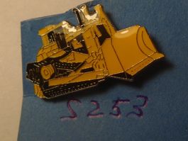 1 Bulldozer Pin - Gelb & Schwarz (S253)