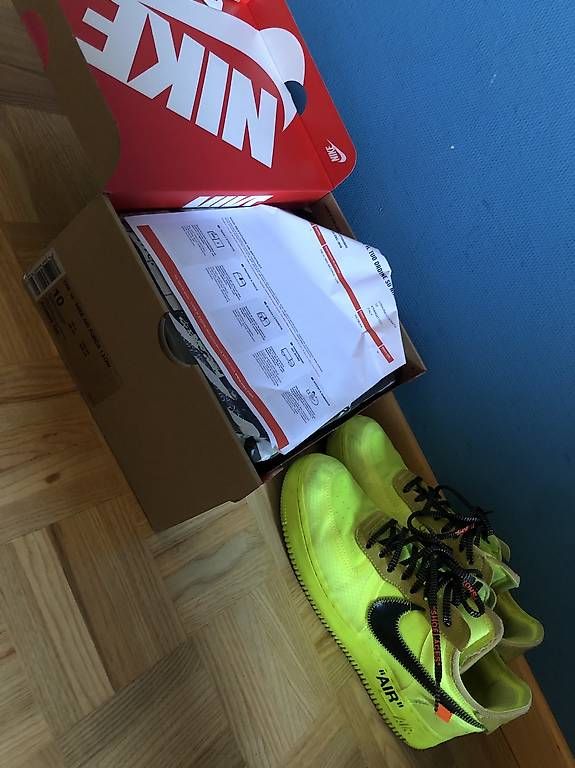 Scarpe da uomo: Nike Air Force 1 Low Off-White "Volt" – Usato da Meilen venduto da DavideL02 1