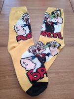 Popeye Socken, gelb, Grösse 37-41, neu