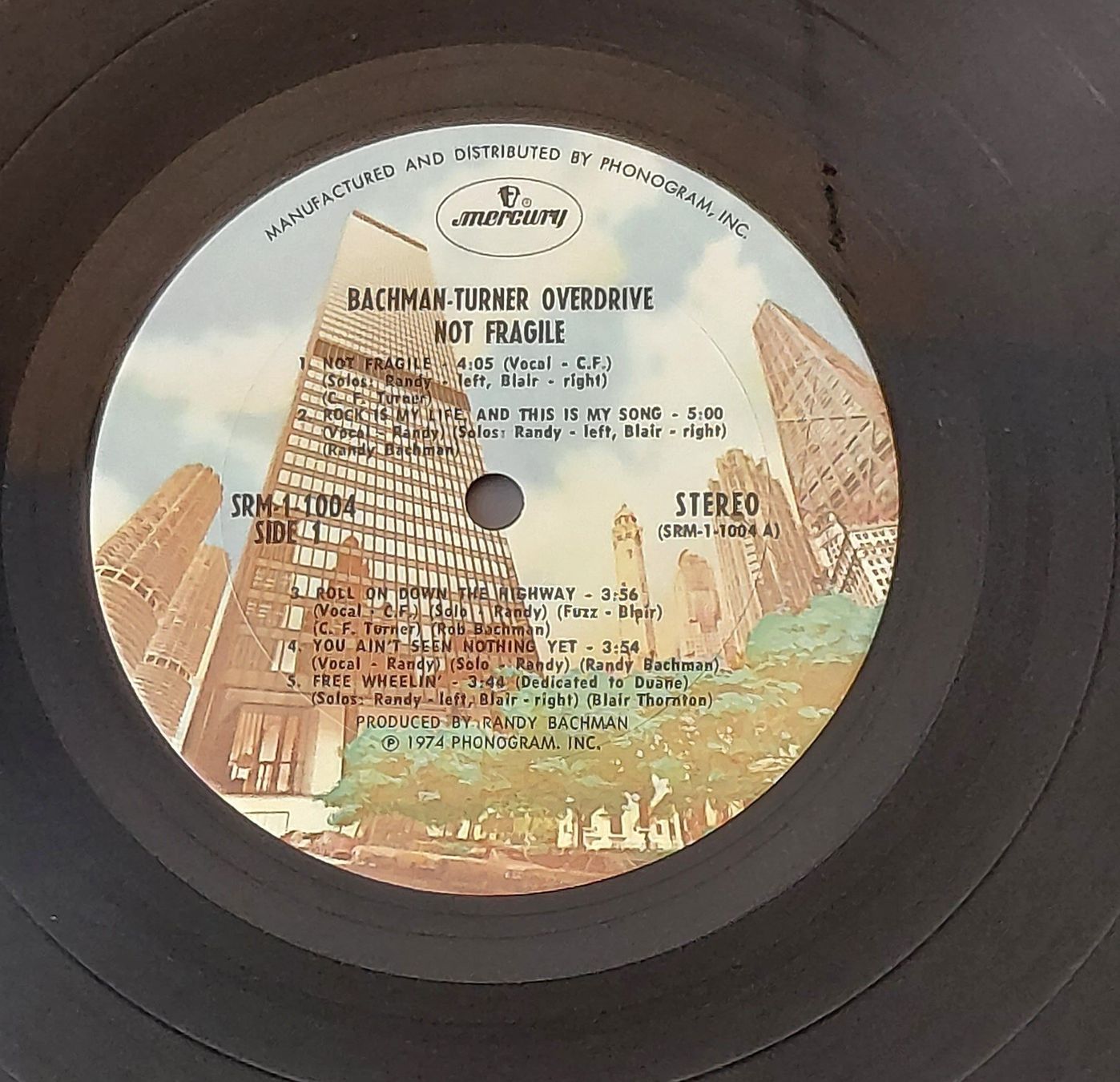 Dischi in vinile: LP - BACHMAN TURNER OVERDRIVE - NOT FRAGILE – Usato da Steckborn venduto da Quo7 2