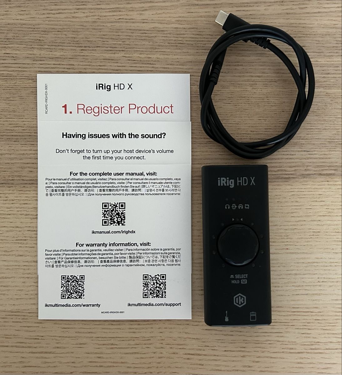 IK Multimedia Studioequipment: IK Multimedia Interface audio iRig HD X – Gebraucht aus Zürich von igg_5wbf