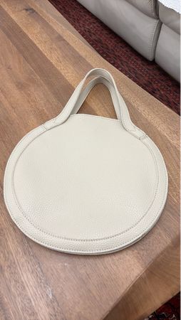 Trendige Handtasche, neuwertig, creme-weiss, Top Zustand!