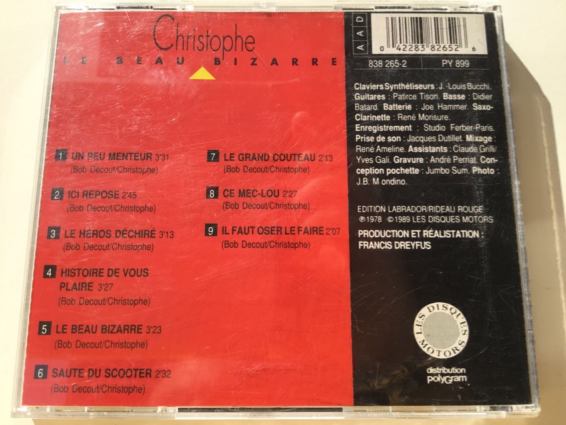 CD: Christophe - Le Beau Bizarre – Usato da Rüti ZH venduto da alumedien 1