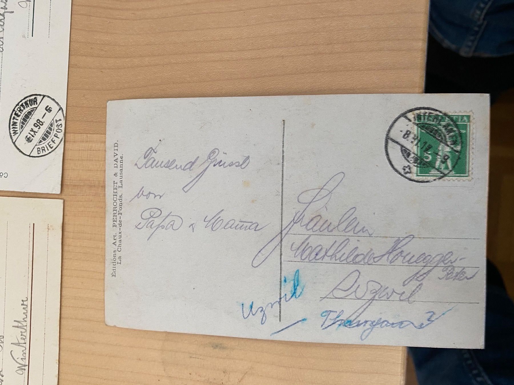 Cartoline postali: Lot Aal Nr 3 Interlaken – Usato da Mosnang venduto da Goldwasser 7