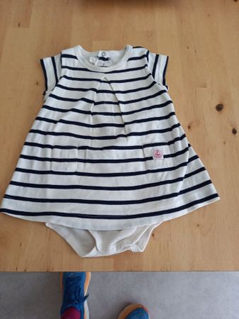 Petit Bateau Body-Kleid Grösse 67cm Top Zustand!