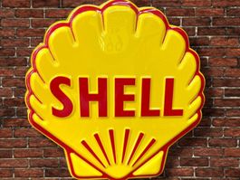 SHELL LED Leuchtreklame Vintage Style