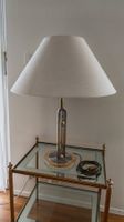 Messinglampe - Schirm Tischlampe