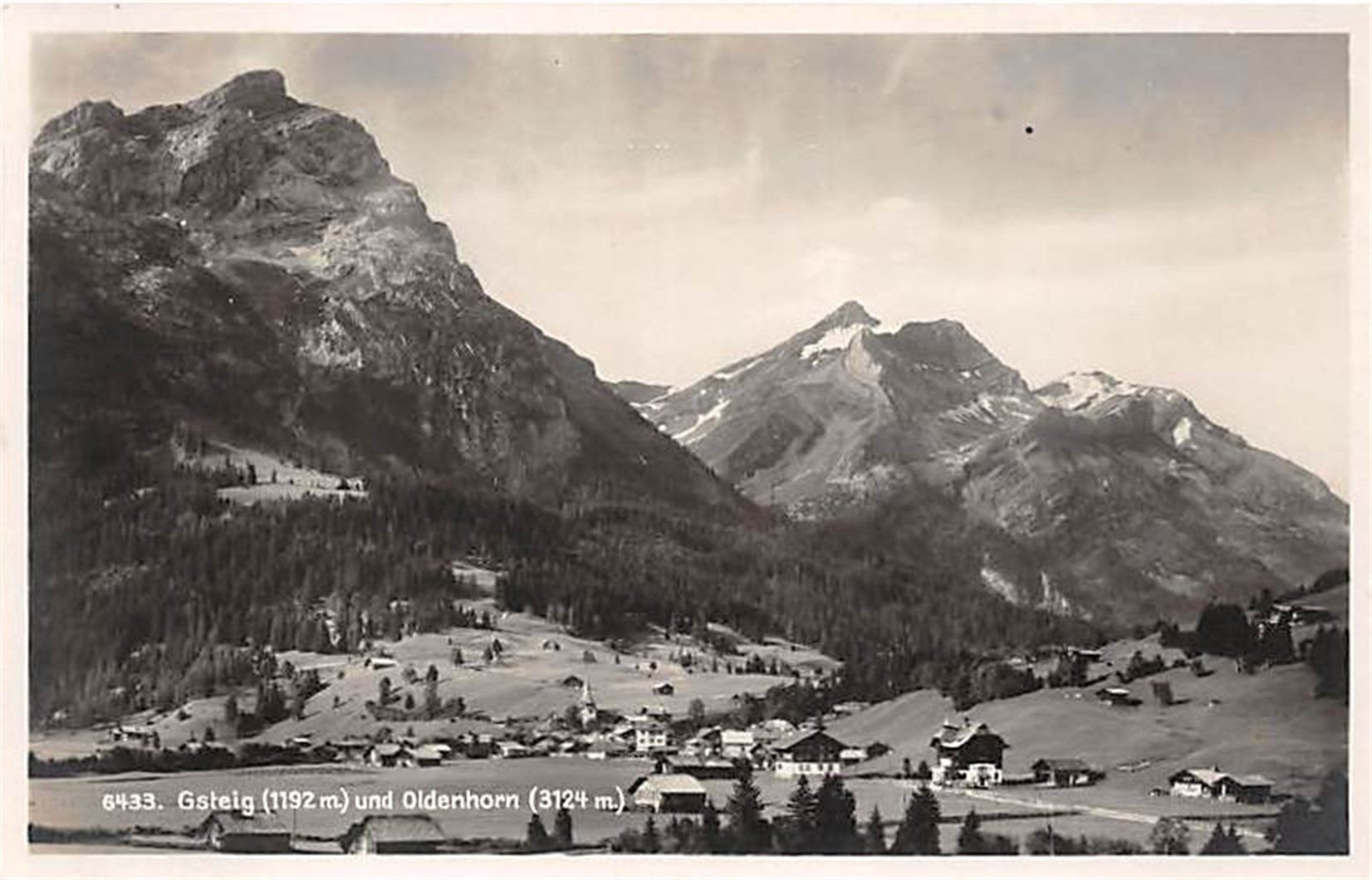Ansichtskarten: Gsteig, Oldenhorn – Gebraucht aus Ottikon b.Kemptth. von Neptun1974