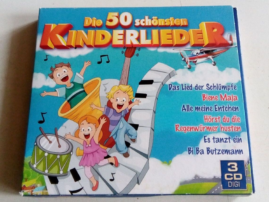 CD: Die 50 schönsten Kinderlieder  (3-CD's / Digi)   Deutsch – Usato da St. Gallen venduto da elkapone