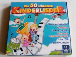 Die 50 schönsten Kinderlieder  (3-CD's / Digi)   Deutsch
