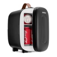 Minikühlschrank Thermoelektrisch 4 l Schwarz mobil für Auto