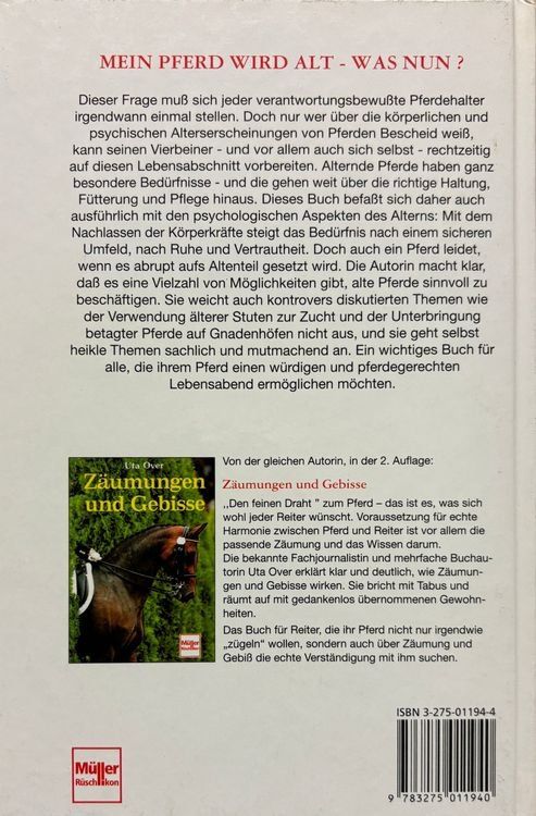 Libri: Mein Pferd wird alt - was tun? – Usato da Schüpfen venduto da ardiphne 1