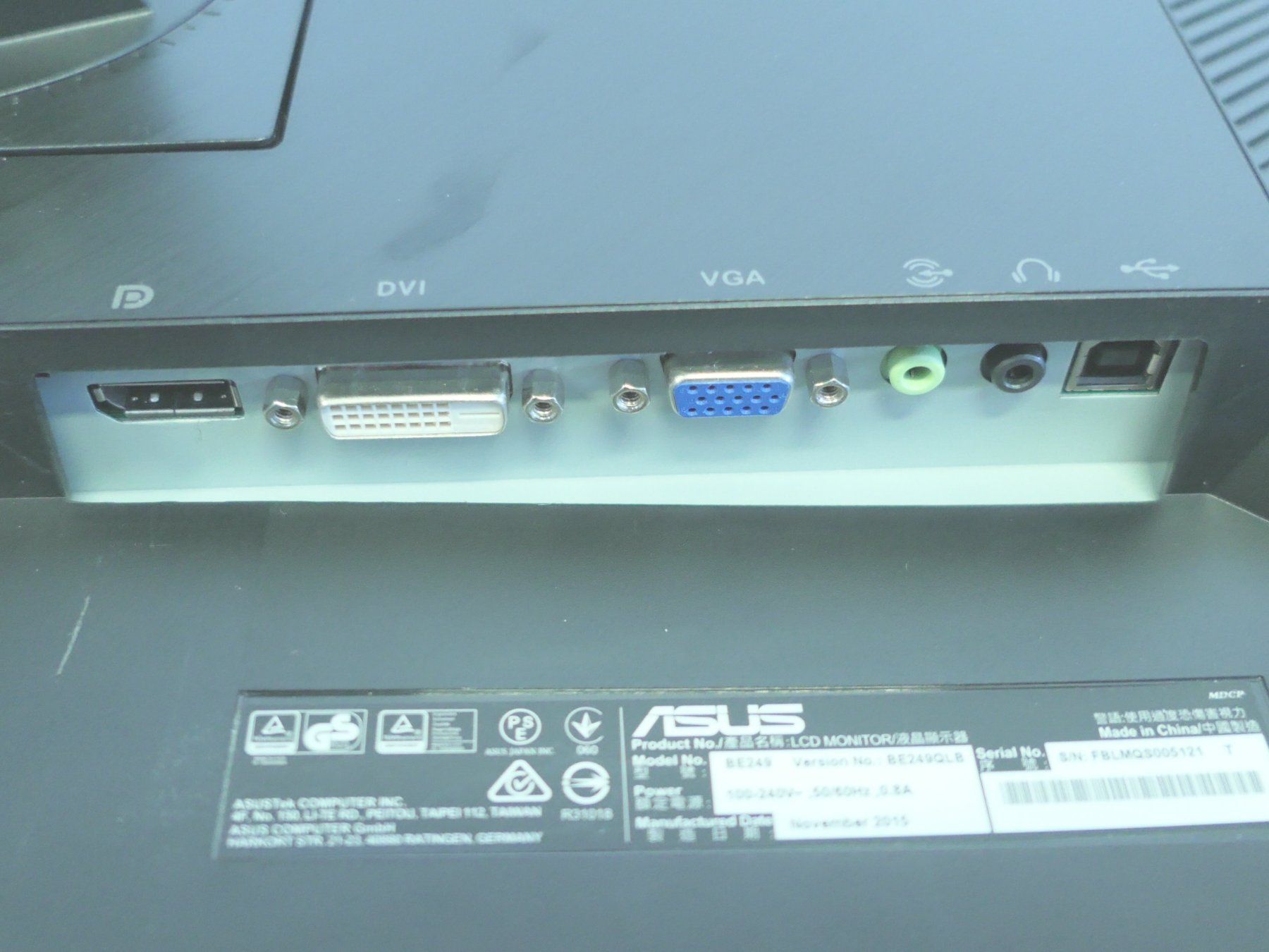 Asus Monitore: ASUS LCD-Monitor VS24A – Gebraucht aus Münchenstein von VSPBL-Verkauf 5