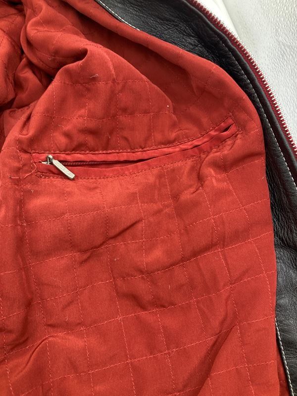 Giacche: MUSTANG | Lederjacke | Luca | Gr. M | Schwarz/Rot – Usato da Wittenbach venduto da Restwert_St-Gallen 7