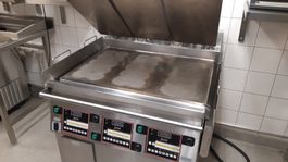 Grillplatte Garland vollautomat Profi Bräter mit 3 Platten