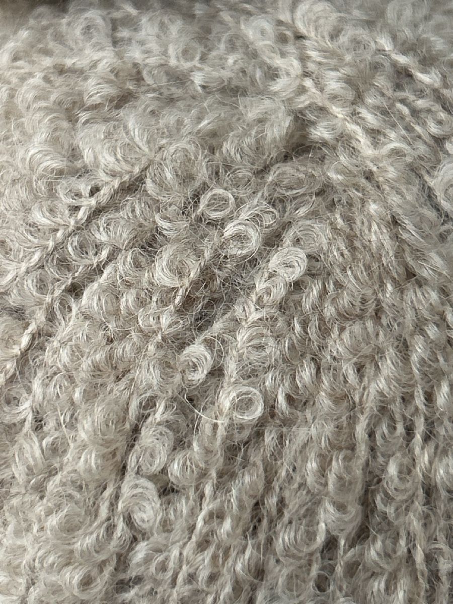 Wolle: 2 pelote Drops Alpaca Bouclé beige – Gebraucht aus Grandvaux von mai_shl9 2