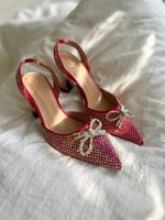 Neue Pumps in Grösse 39 - rot mit Strasssteinen
