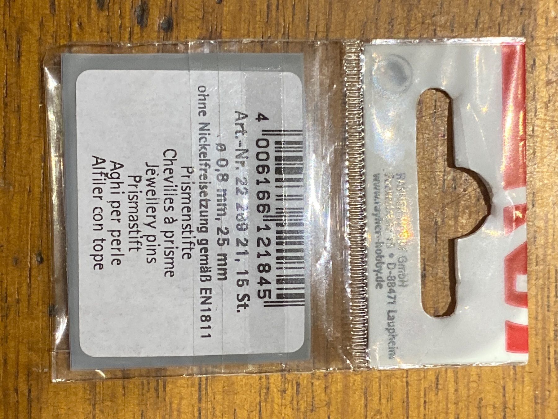Kit bricolage: Prismenstifte cheville prisme 2226921 – Nuovo e nell'imballaggio originale da Lajoux JU venduto da Briard0 1
