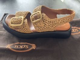 TOD'S Sandalen Gr. 40 neuwertig NP 850.-CHF