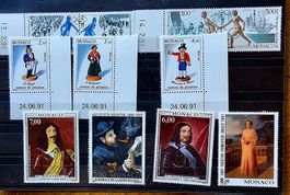 MONACO timbres neufs ** et coins datés ** 1991