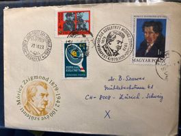 Ungarn 1982 ill. FDC 1979 Zsigond SSt frankiert Miliz/Tennis