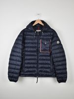 Moncler Daunenjacke "Lihou" Gr.3 (48/50), blau, neuwertig
