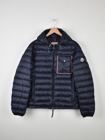 Moncler Daunenjacke "Lihou" Gr.3 (48/50), blau, neuwertig