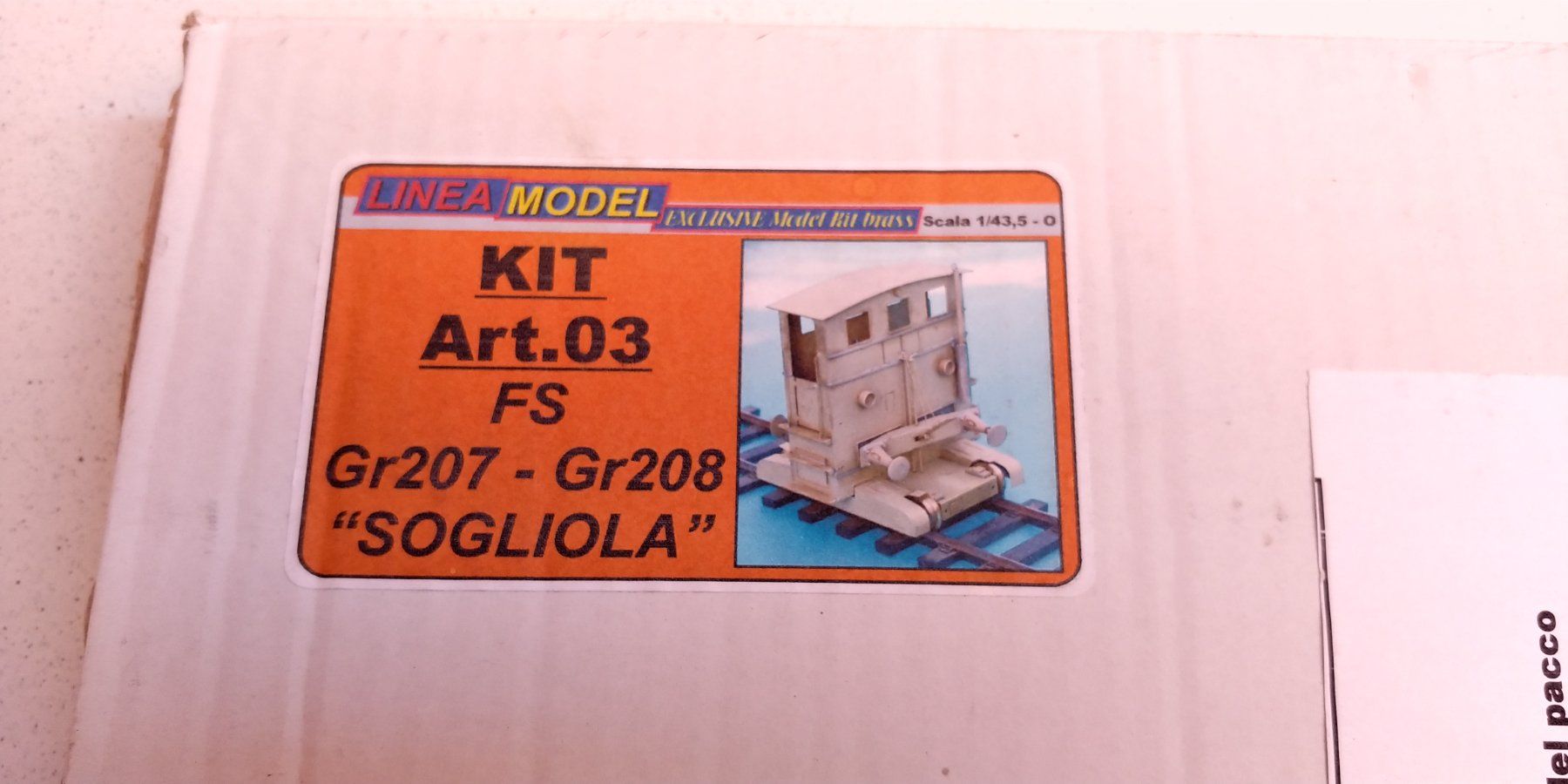 Modellini di ferrovie: Modellbausatz Gr207-Gr208 "SOGLIOLA" – Usato da Waltenschwil venduto da Ardnas007
