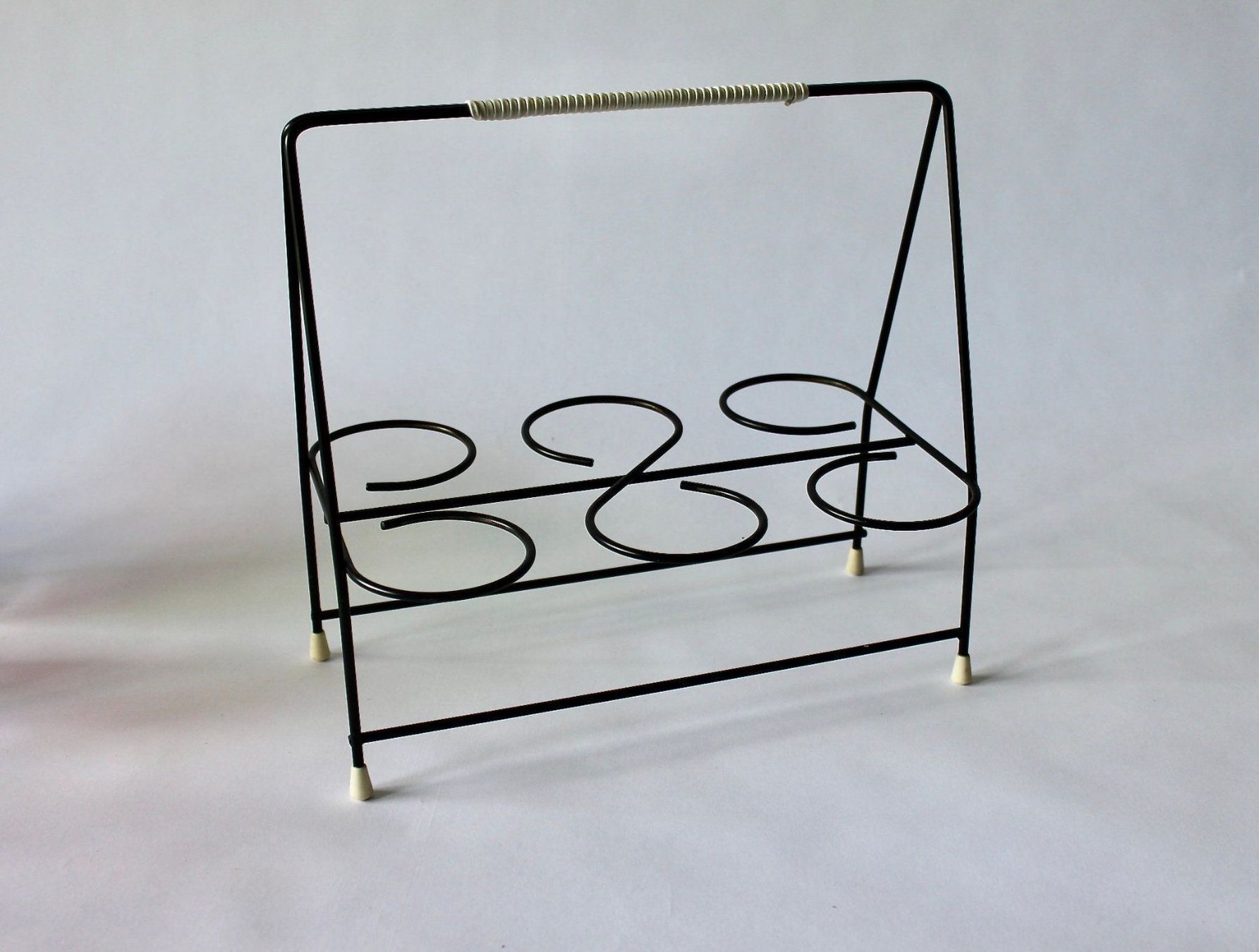 Bicchieri: SCHÖNER GLASHALTER MIT 6 TOLLEN GLÄSER, VINTAGE. – Usato da Grandcour venduto da Flowerstyle 4