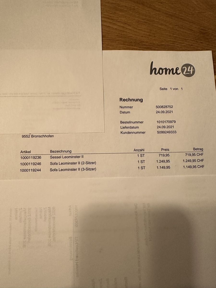 Sofas: 1-2-3 Sofa Leomister ll ab 1.- – Gebraucht aus Bronschhofen von -BeeN- 9