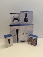 Sony PlayStation 5 Slim mit Zubehör und 4 Spiele