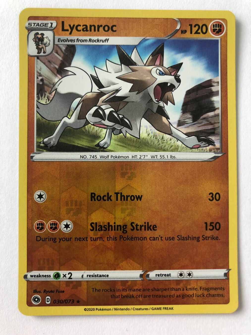 Pokémon Sammelbilder & Trading cards: Lycanroc - Reverse Holo - Pokemon – Neu (gemäss Beschreibung) aus Nussbaumen AG von Pika-Shop