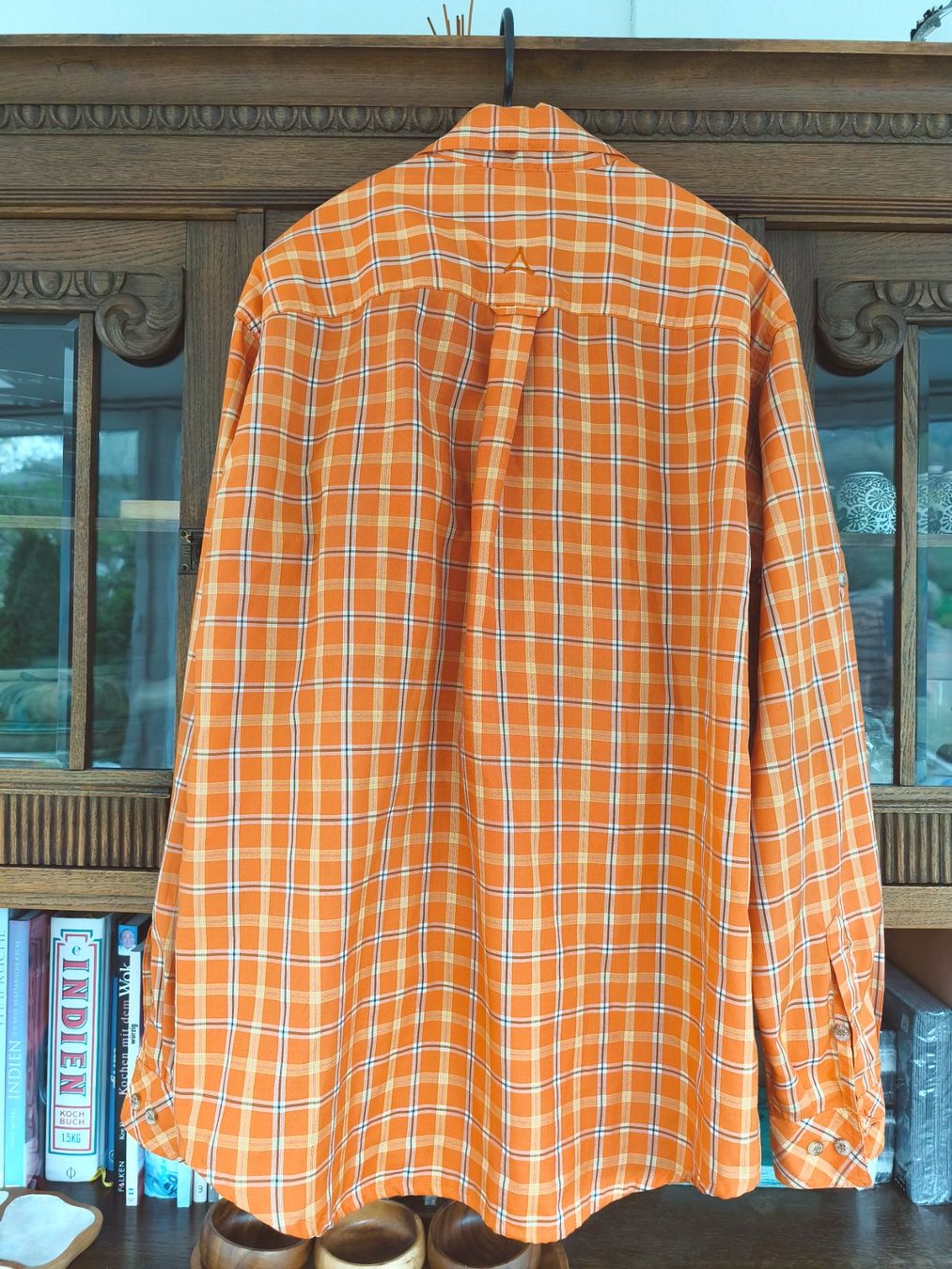 Schoeffel Hemden: orange gemustertes Schöffel Langarmhemd XXL – Gebraucht aus Erschwil von tomket66 2