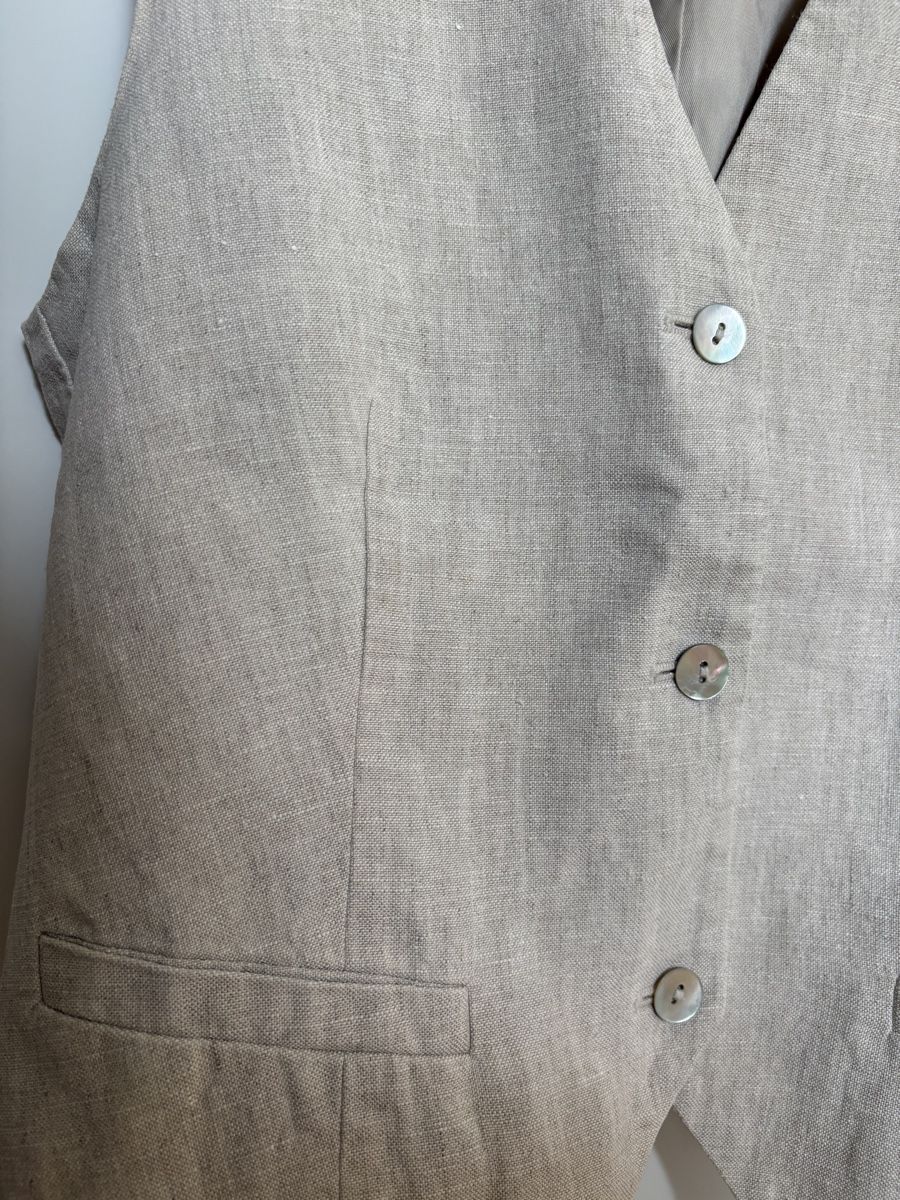 Other Stories Gilet & Giacche senza maniche: Linen Blend Vest – Usato da Zürich venduto da chj_57pl 2
