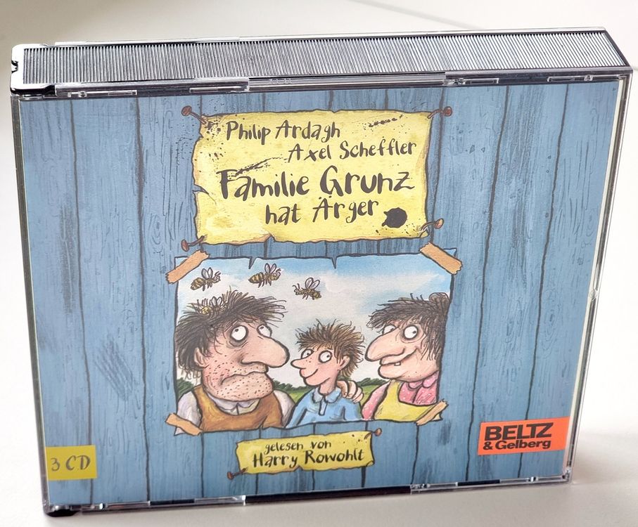3 CD Hörbuch FAMILIE GRUNZ HAT ÄRGER Ardag/Scheffler/Rowohlt (Neu ...