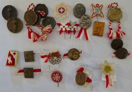 Insignes 1er août Pro Patria années 1940-1950
