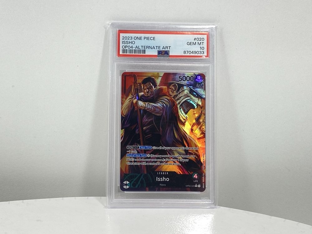 One Piece OP 04-020 Issho Alt Art PSA 10 (Neu (gemäss Beschreibung)) in ...
